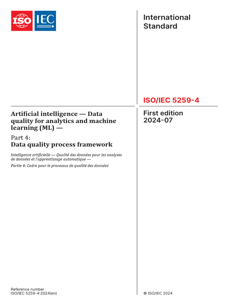 Data Quality Framework for AI and ML | PDF | Machine Learning | Quality ...