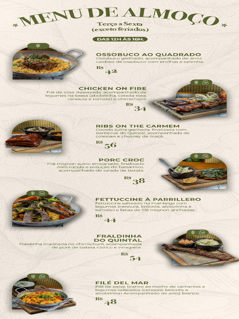 Menu Almoco | PDF