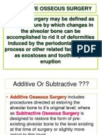 Resective Osseous Surgery - Oral Surgery