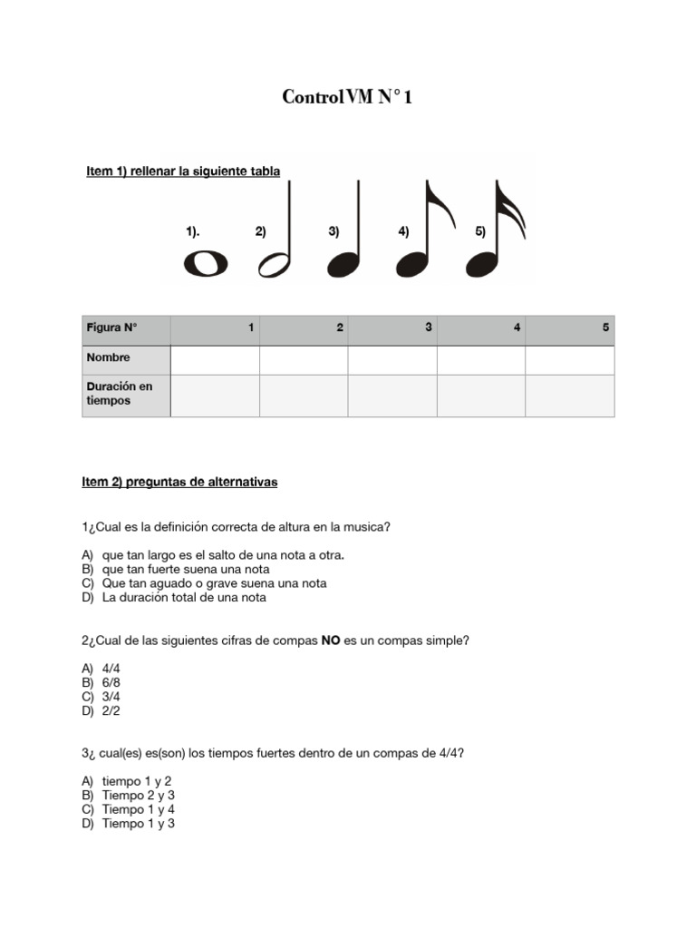 Control 1 | PDF