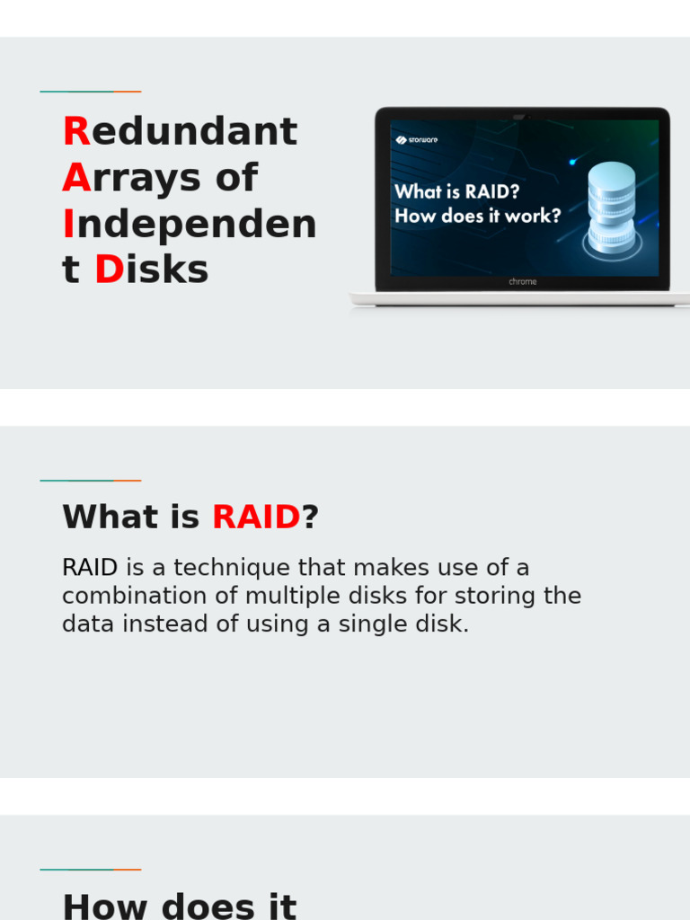 Understanding RAID: Types and Benefits | PDF | Computing | Data Management