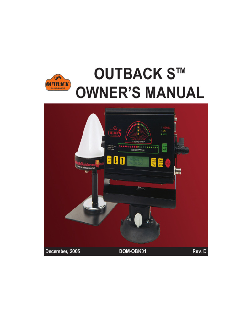 Outback STM GPS User Manual | PDF