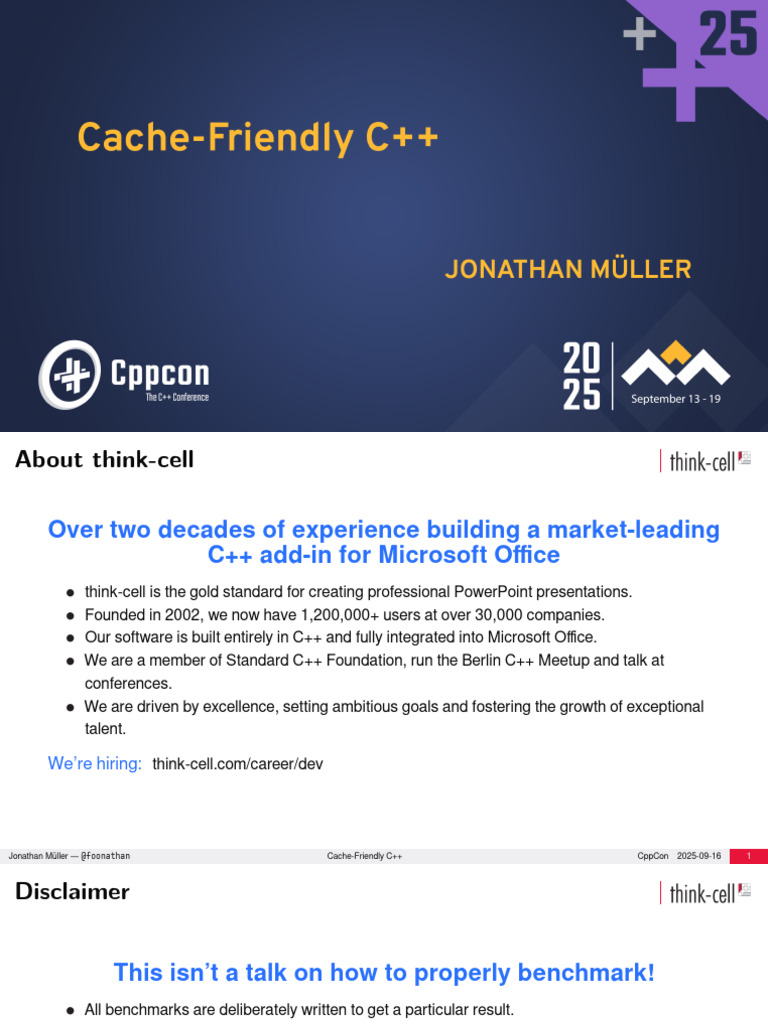 Cache-Friendly C++ Techniques | PDF | Cpu Cache | Random Access Memory