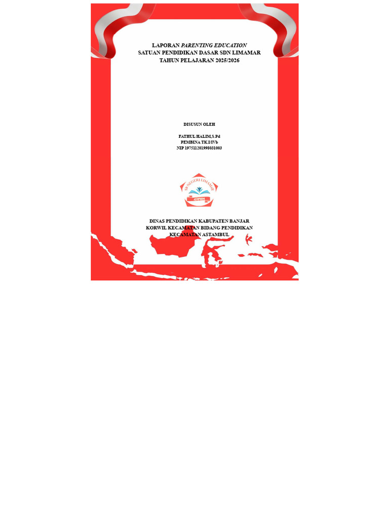Parenting Education SDN Limamar 2025/2026 | PDF