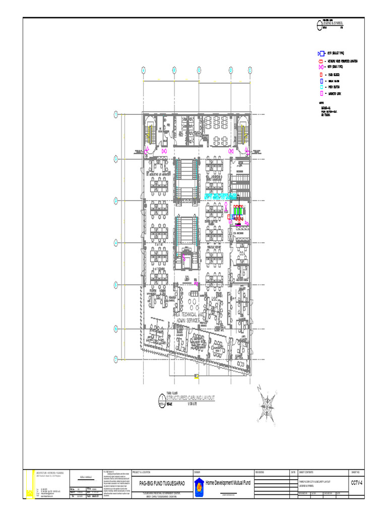 Third Floor CCTV & Cabling Layout | PDF