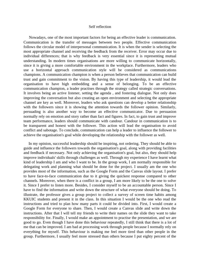 Effective Leadership Through Communication | PDF | Communication ...