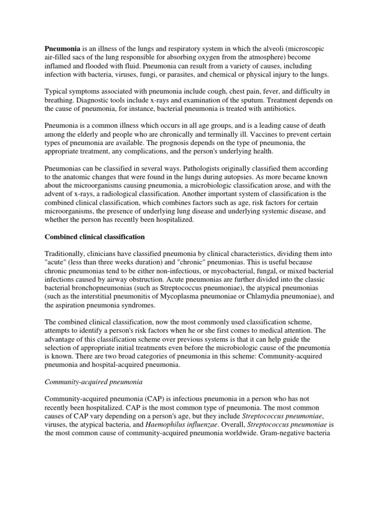 Pneumonia 3 | PDF