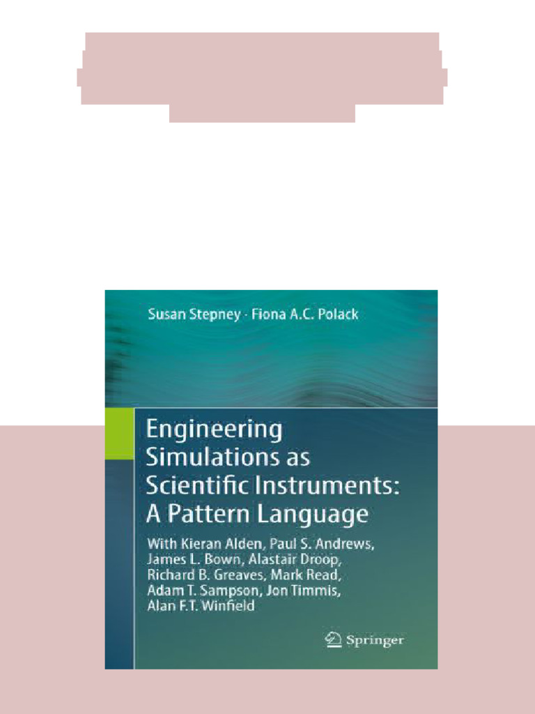 Engineering Simulations as Scientific Instruments A Pattern Language ...