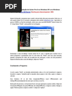 Tutorial para instalação do Guitar Pro 6 no Windows XP e no Windows 7