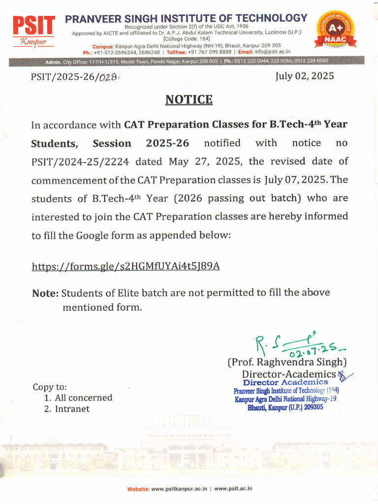 Revised Notice For Commencement | PDF
