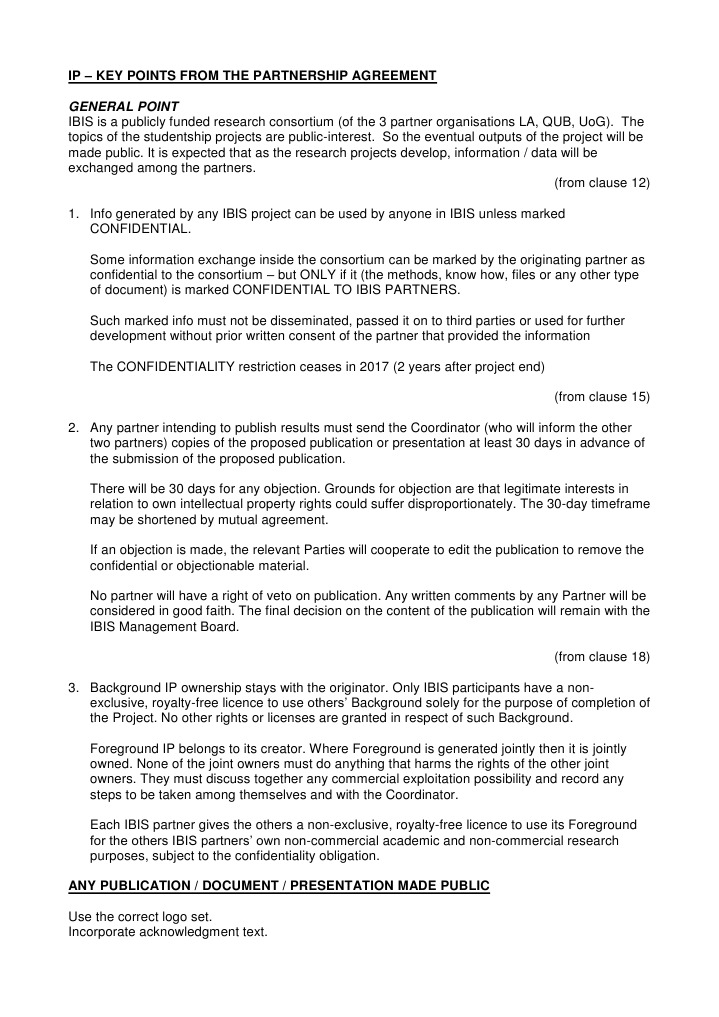 Ip Key Points | PDF | Intellectual Property | Ownership