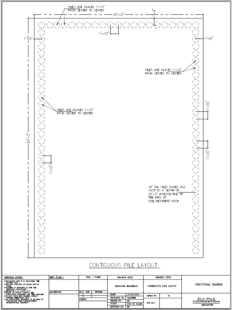 SLV s1 - Contiguous Pile Layout | PDF
