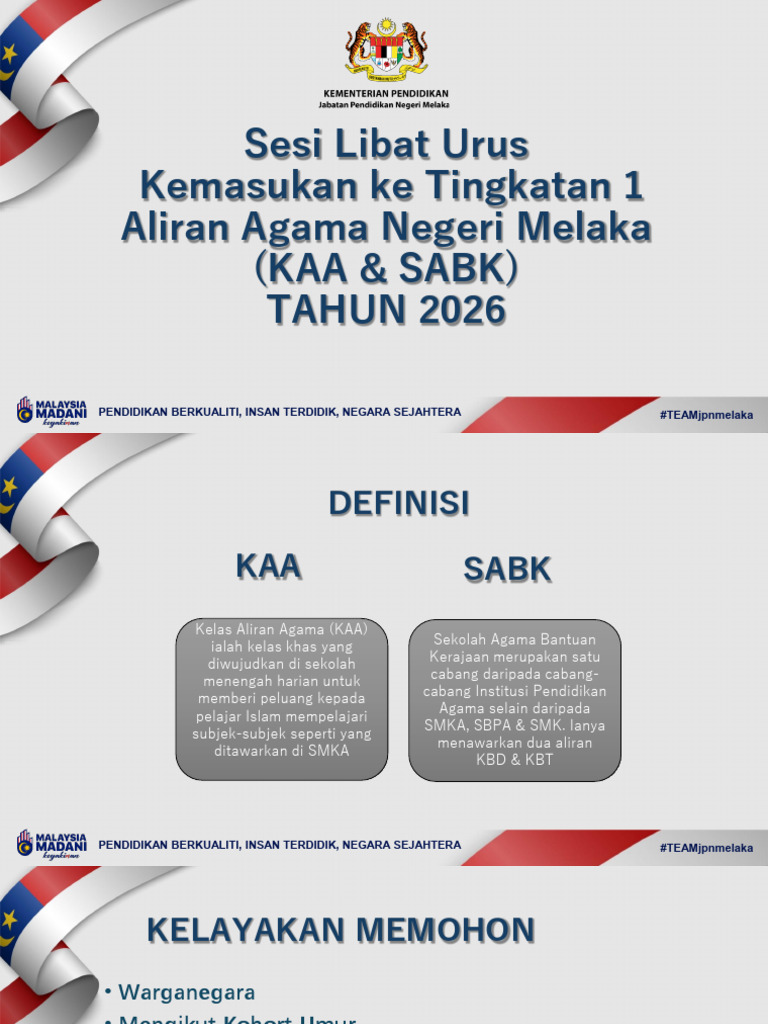 Slu Kaa Sabk Sekolah 23 Sept | PDF