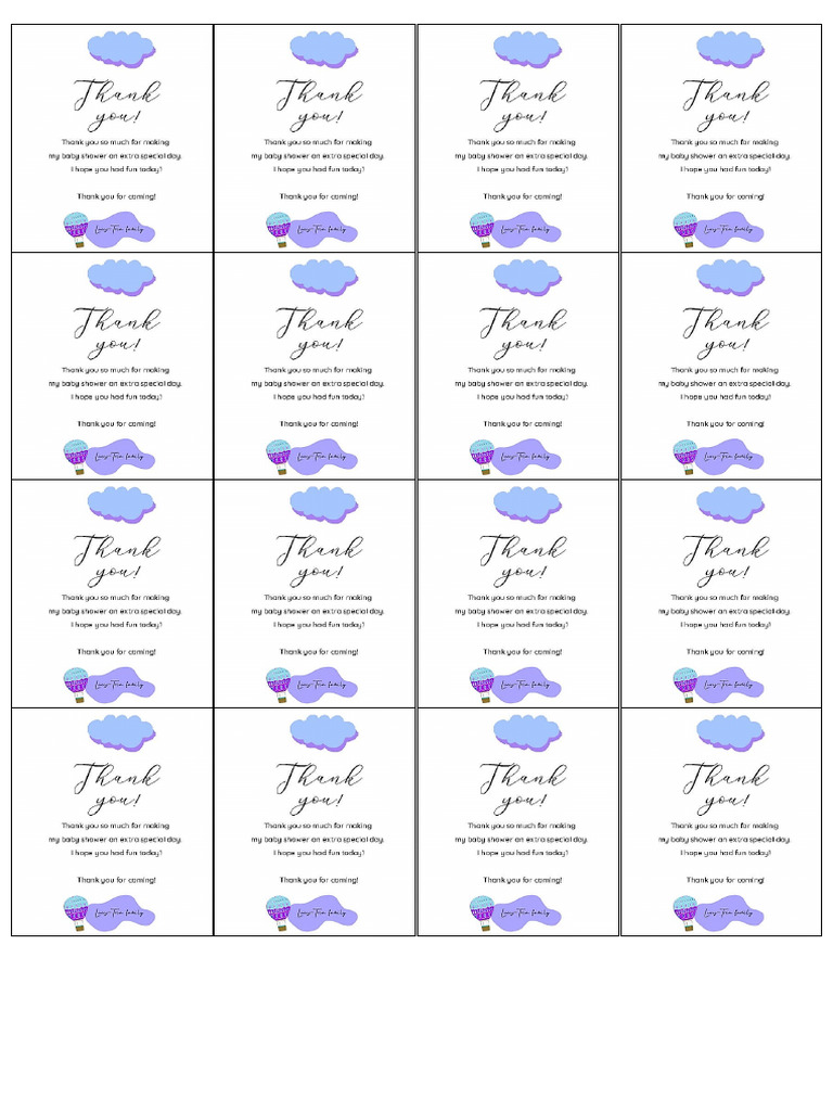 Kids Sticker Template | PDF