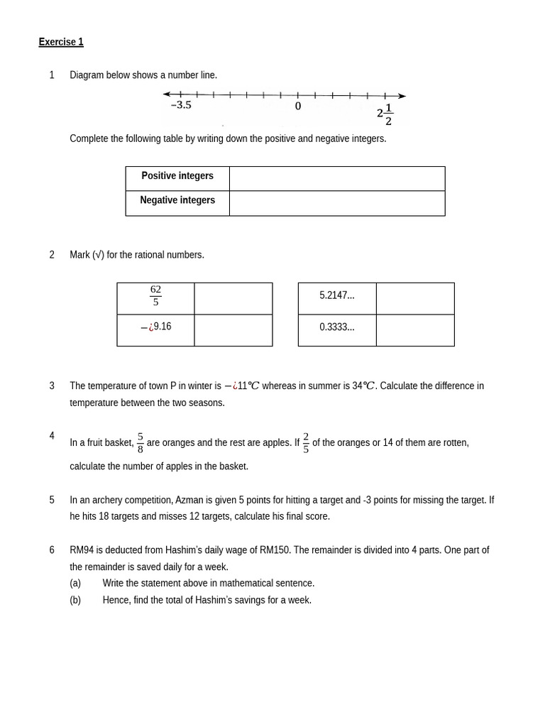 Exercise 1 | PDF