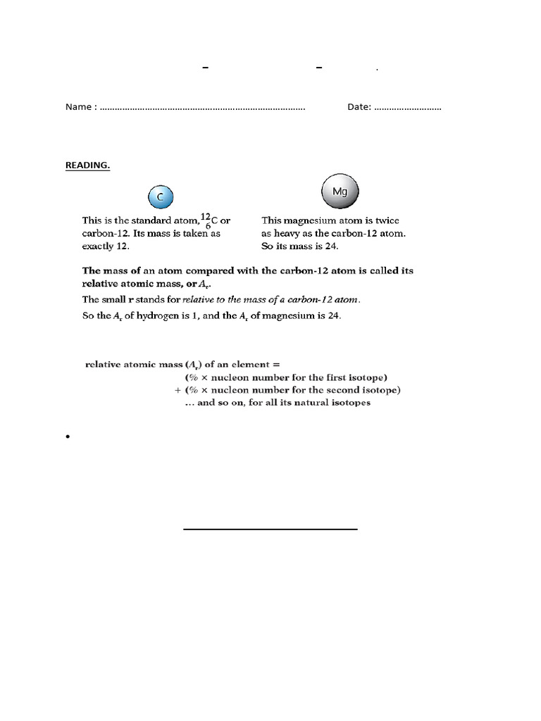 RAM Formula Homework for Grade 9 | PDF