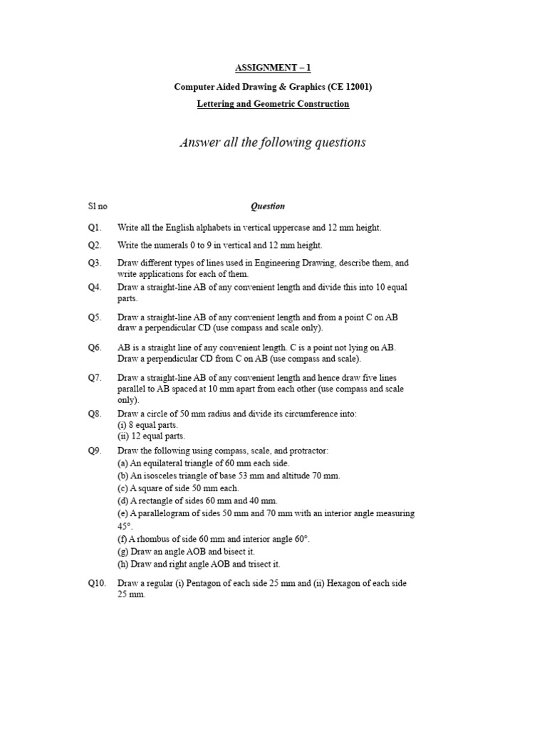 Assignment 1 | PDF
