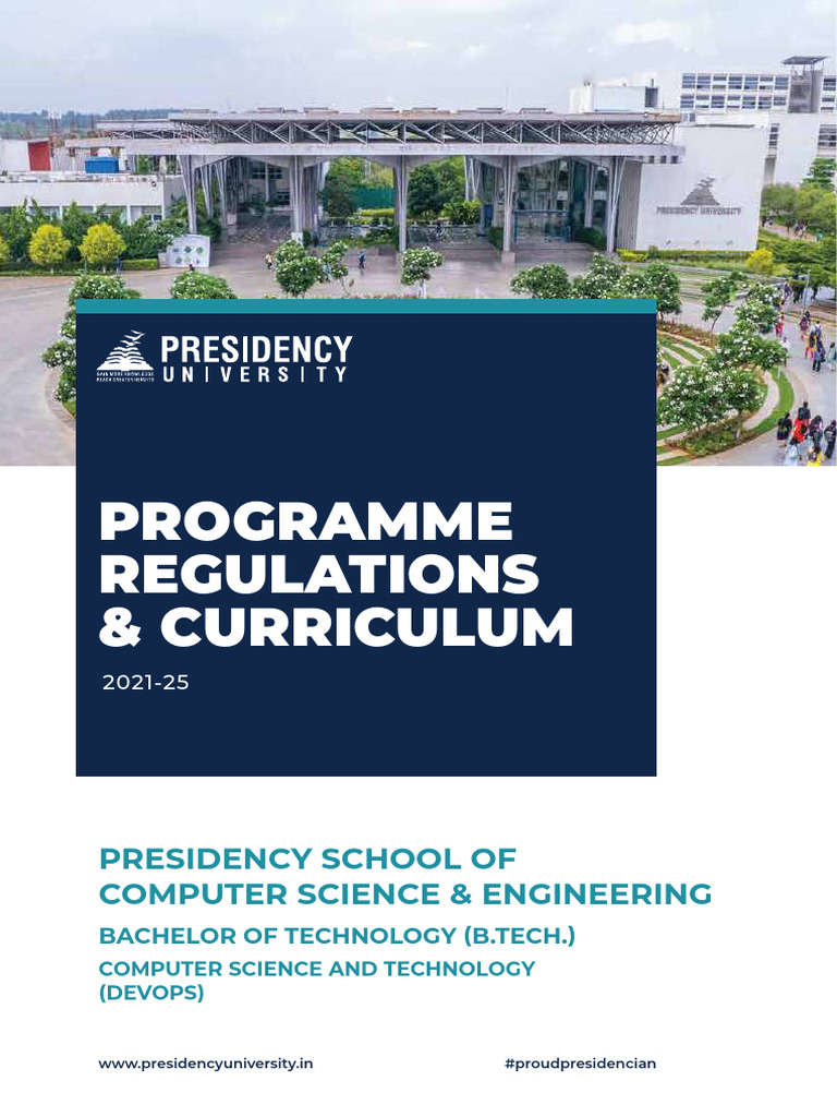 Presidency | PDF | University And College Admission | Engineering