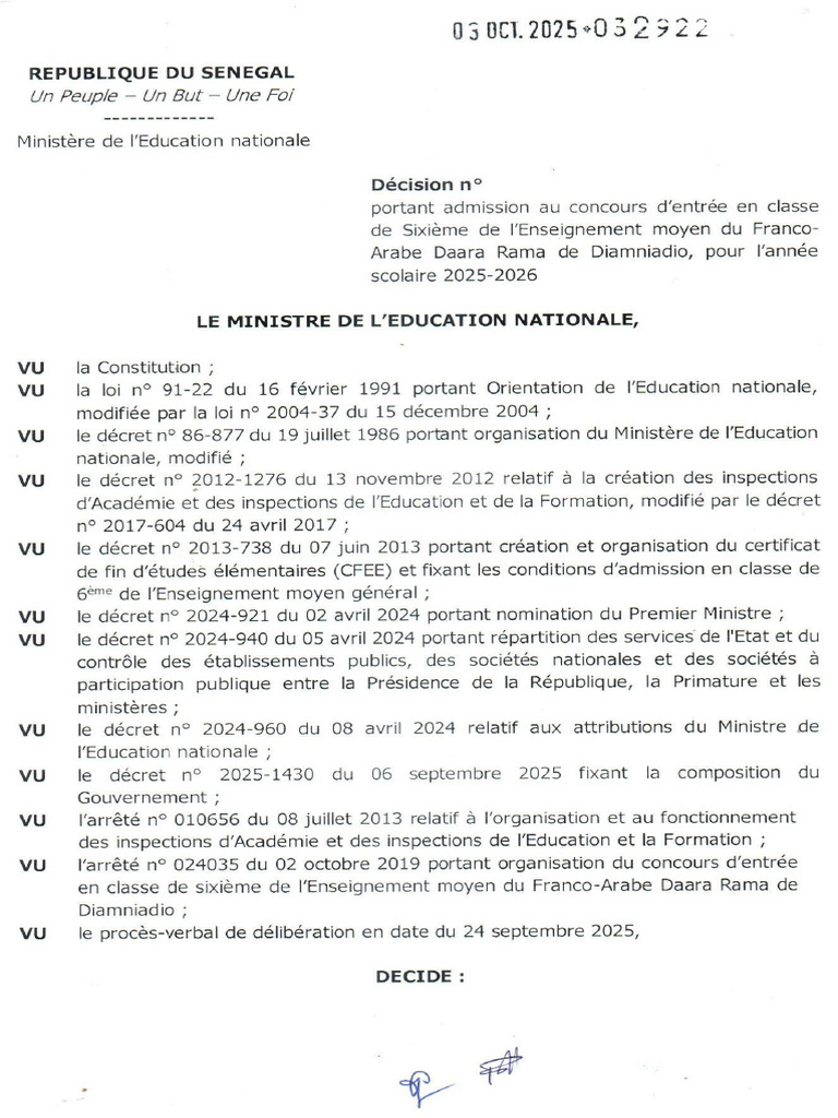 Résultats Daara Rama 2024 | PDF