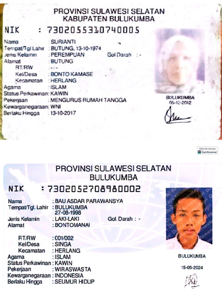 Foto KTP Lengkap | PDF