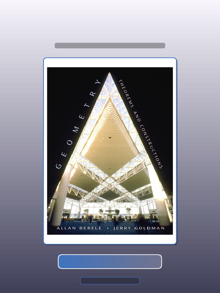 Geometry Theorems and Constructions Allan Berele Jerry Goldman eBook ...