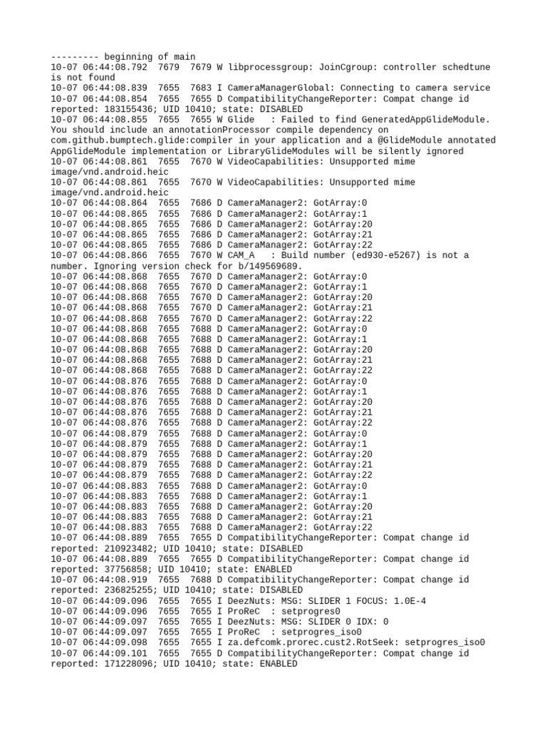 Log Cat 1759808648757 | PDF | Software | Computer Programming