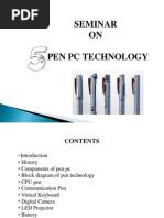 5 Pen PC Technology