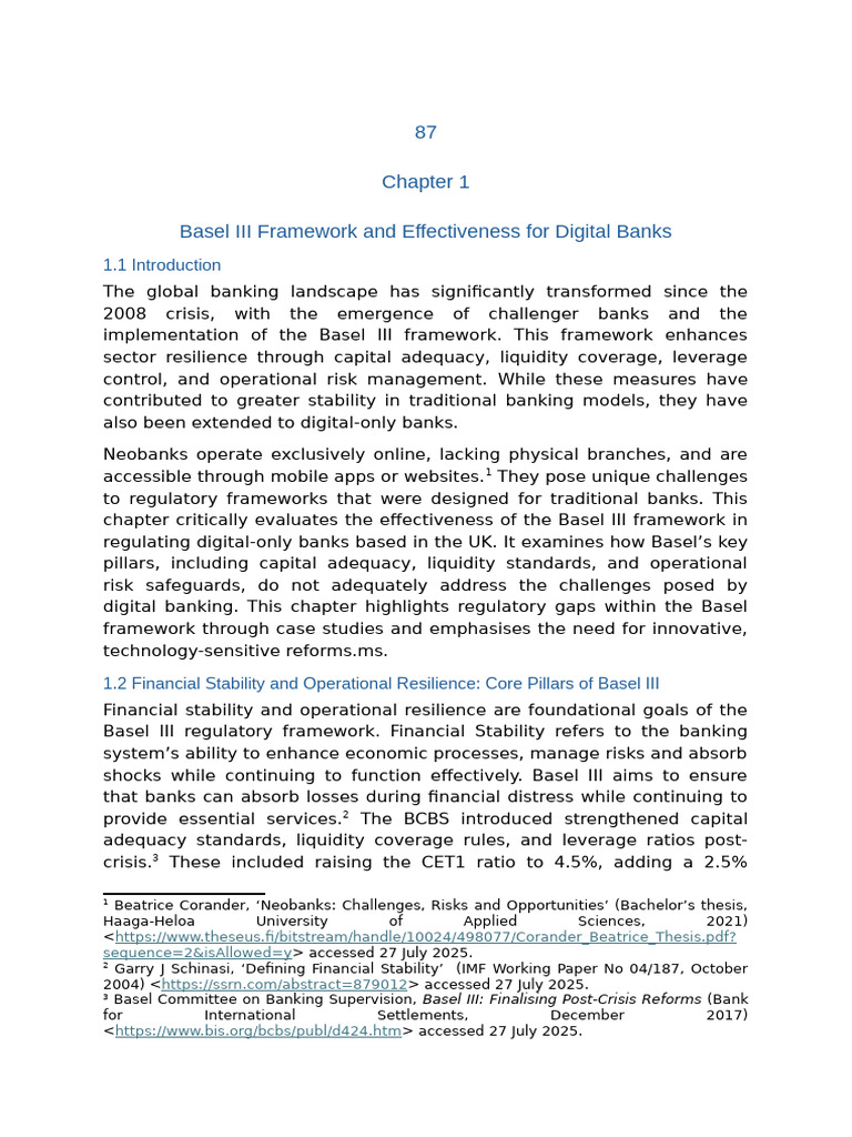 Chapter 1 v7 | PDF | Basel Iii | Operational Risk