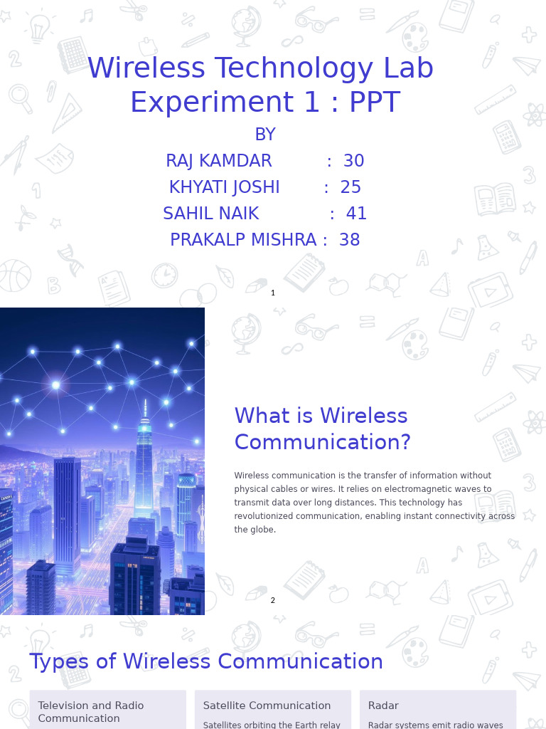 Wireless Communication | PDF | Wireless | Telecommunications