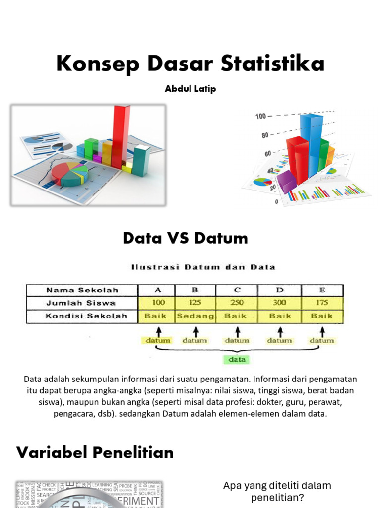 Dasar-Dasar Statistika dan Variabel Penelitian | PDF