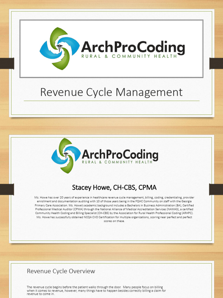 Effective Revenue Cycle Management Guide | PDF | Social Programs | Business
