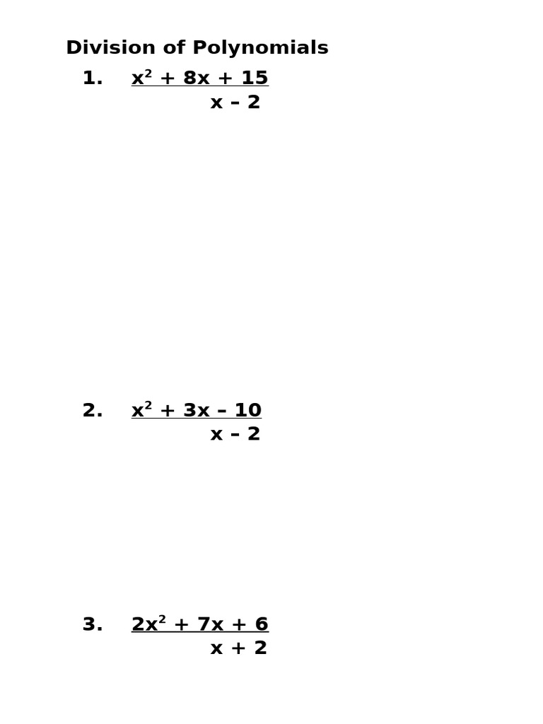 Division Polynomials | PDF