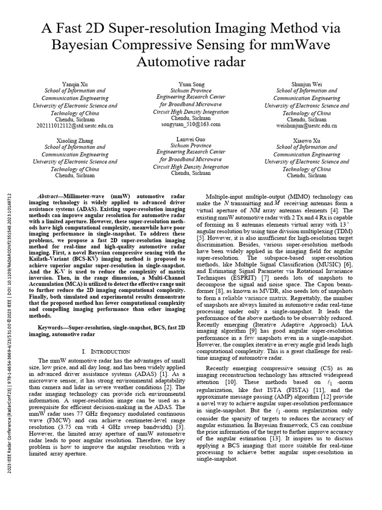 A Fast 2D Super-Resolution Imaging Method Via Bayesian Compressive ...