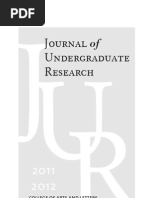 Download Journal of Undergraduate Research 2012 by Mary Buechler SN92984203 doc pdf