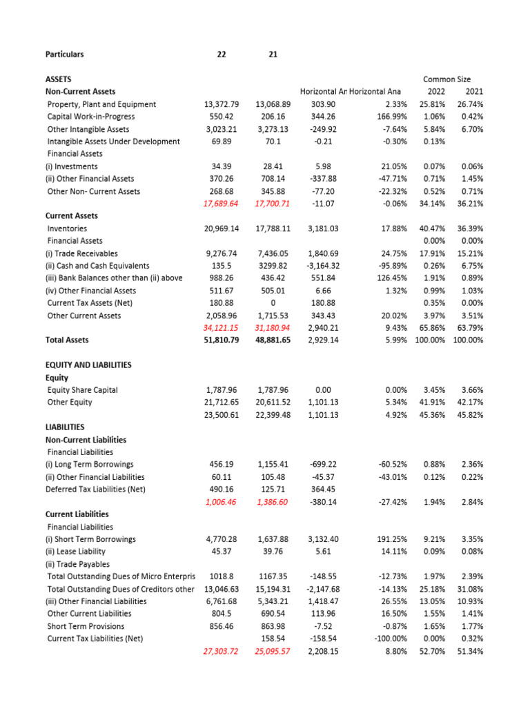2022 Financial Statement Analysis | PDF | Revenue | Equity (Finance)