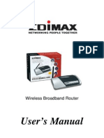 Edimax Manual