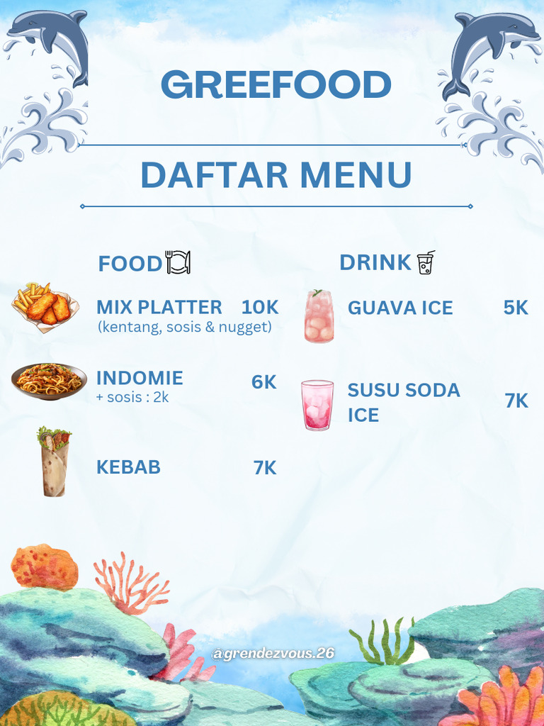 Daftar Menu XII-G - 20250717 - 190254 - 0000 | PDF