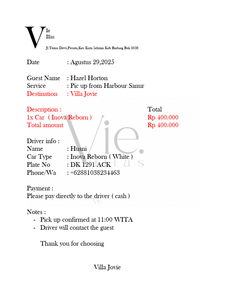 Invoive Pick Up | PDF
