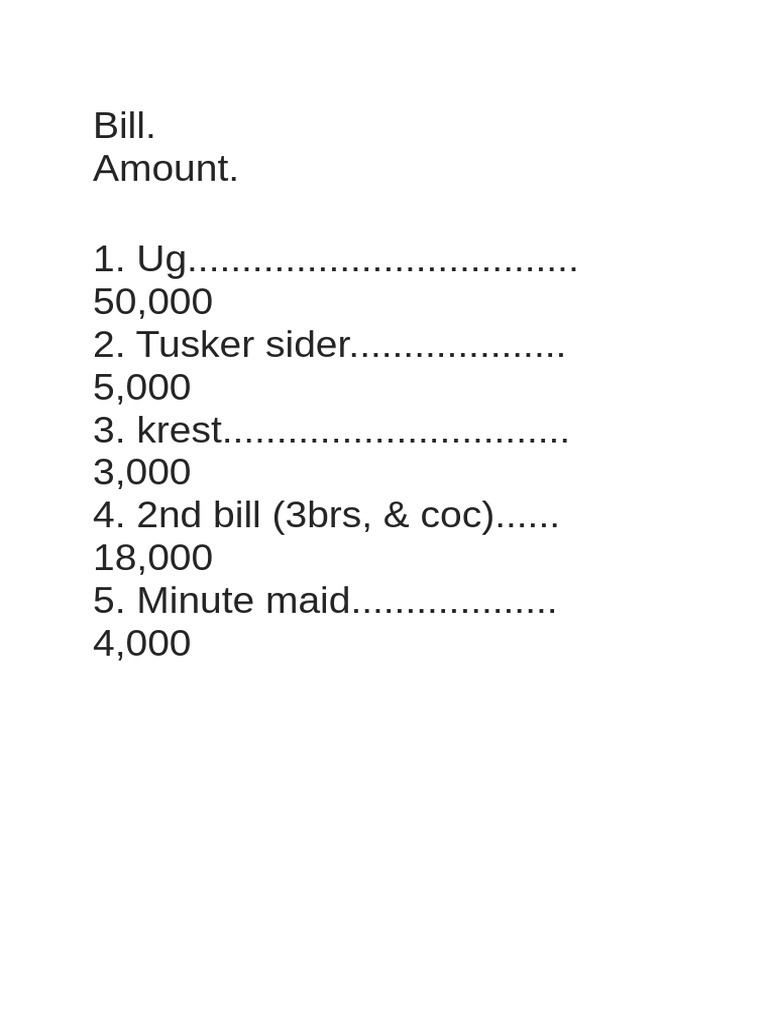 Bill | PDF