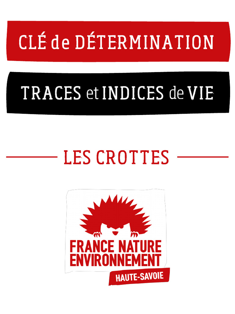 Identification des crottes d'animaux PDF — free download