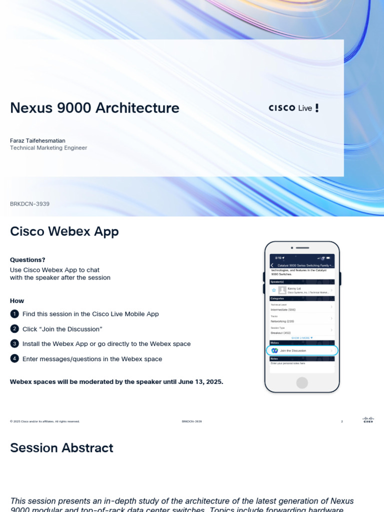 Nexus 9000 Switch Architecture Overview | PDF | Ip Address | I Pv6