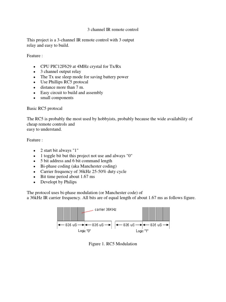 A Guide to Building a 3-Channel IR Remote Control Using Basic RC5 ...