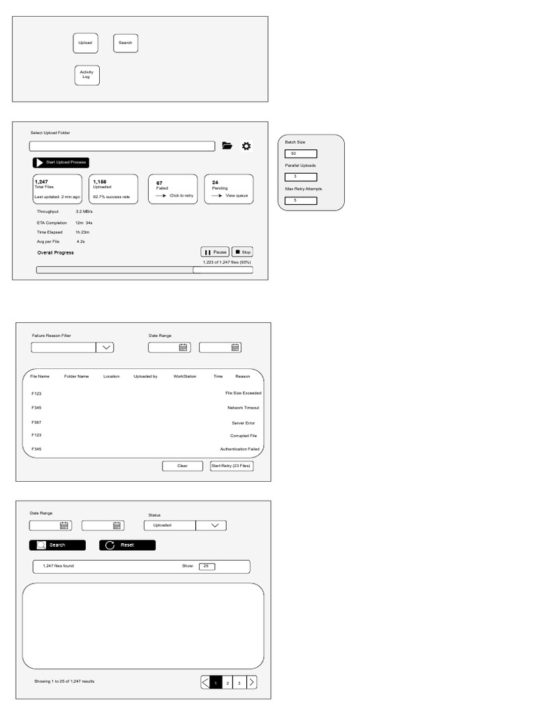 File Upload Progress Dashboard | PDF | Computing | Computer Architecture