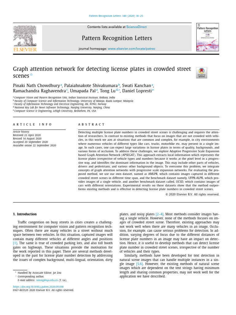 License Plate Detection in Crowded Scenes | PDF | Image Segmentation ...