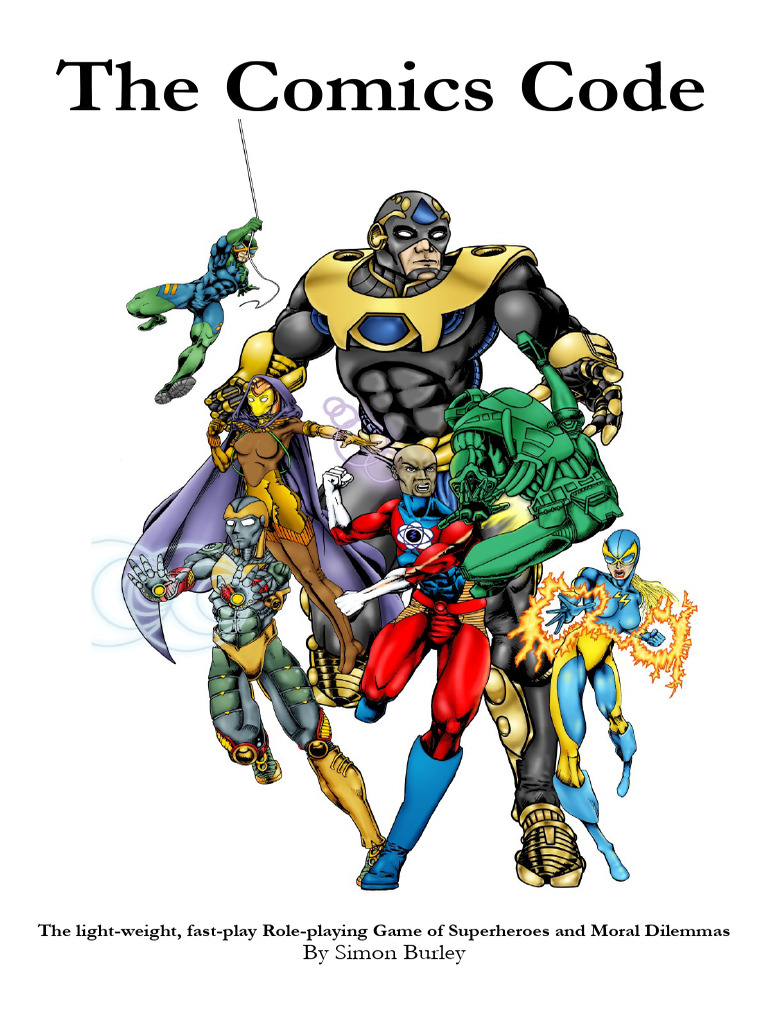 The_Comics_Code_The_light_weight,_fast_play_Role_playing_Game_of | PDF ...