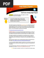 Download Sample Catering Proposal by Deogratias Francis SN92987771 doc pdf