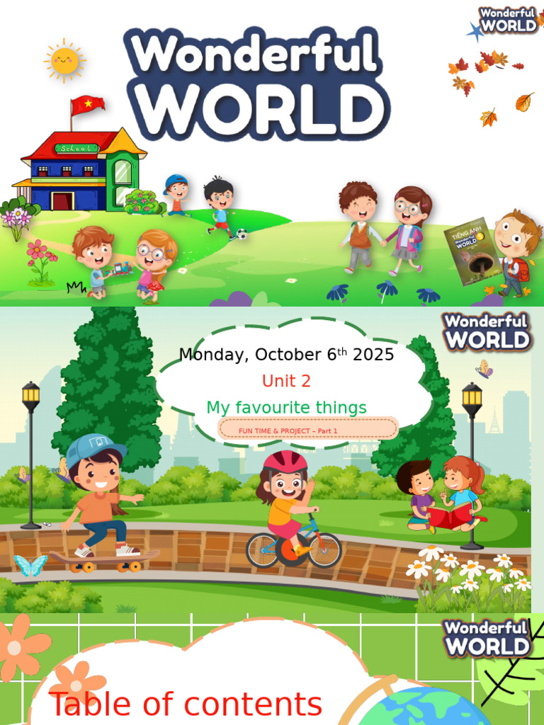 Fun Activities for Favorite Things Unit | PDF