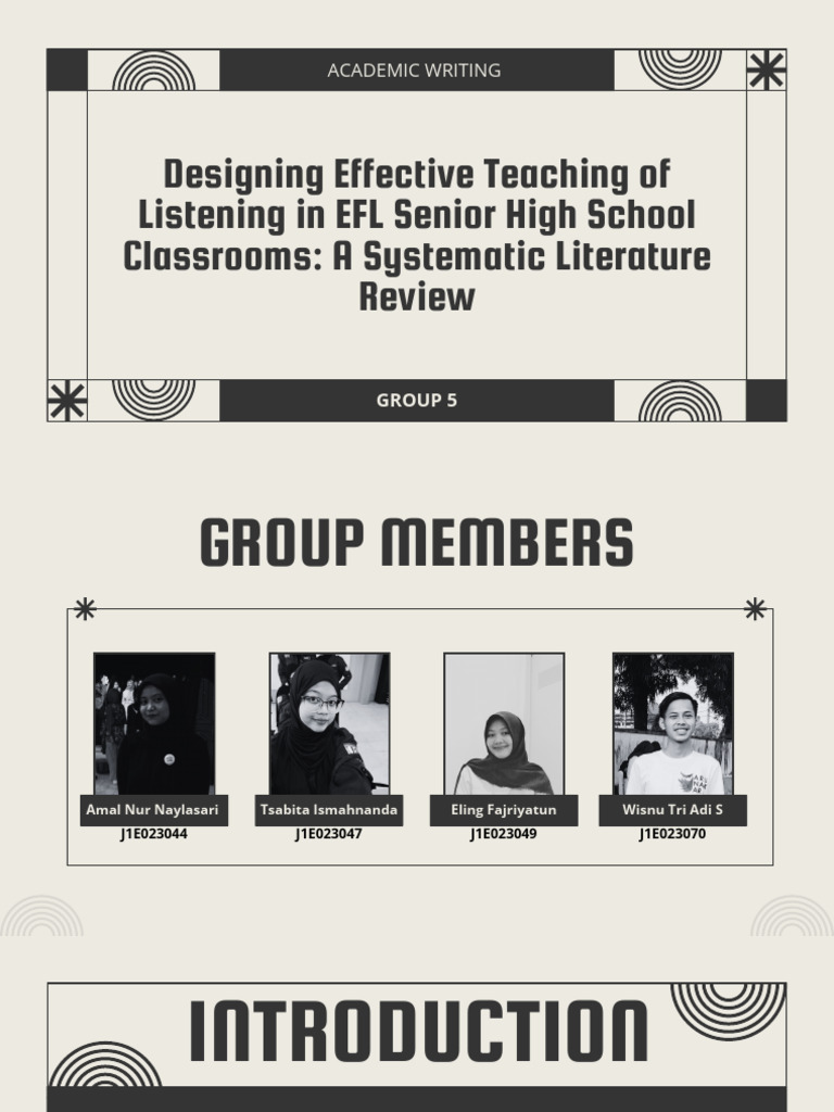 Designing Effective Teaching of Listening in EFL Senior High School ...