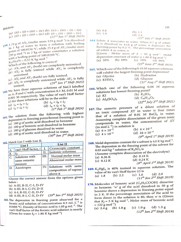 Jee Mains Solution Part 2 | PDF