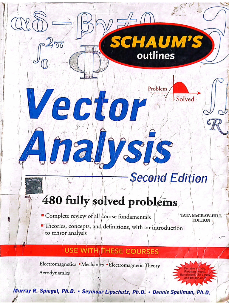 Vector Analysis by Schaum - S Outlines (2nd Edition) | PDF